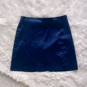 Navy Mini Skirt